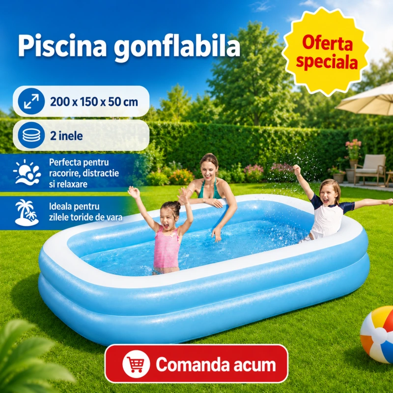 PISCINA GONFLABILA + BOXA 5