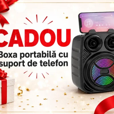Primeşti cadou o Boxă portabilă